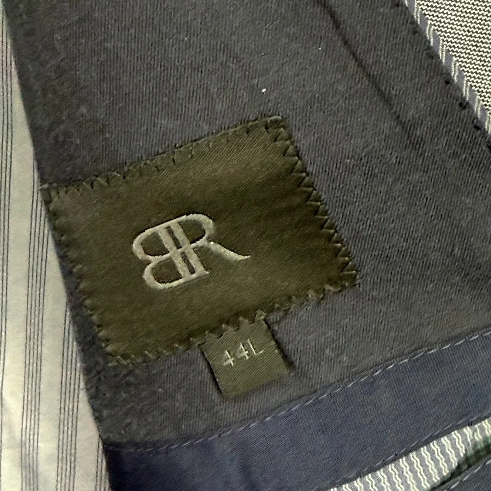 Banana Republic Blazer Men 44L Gray  Marzotto Italian Fabric Sport Coat